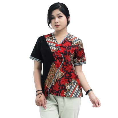 Detail Model Baju Batik Modifikasi Nomer 39