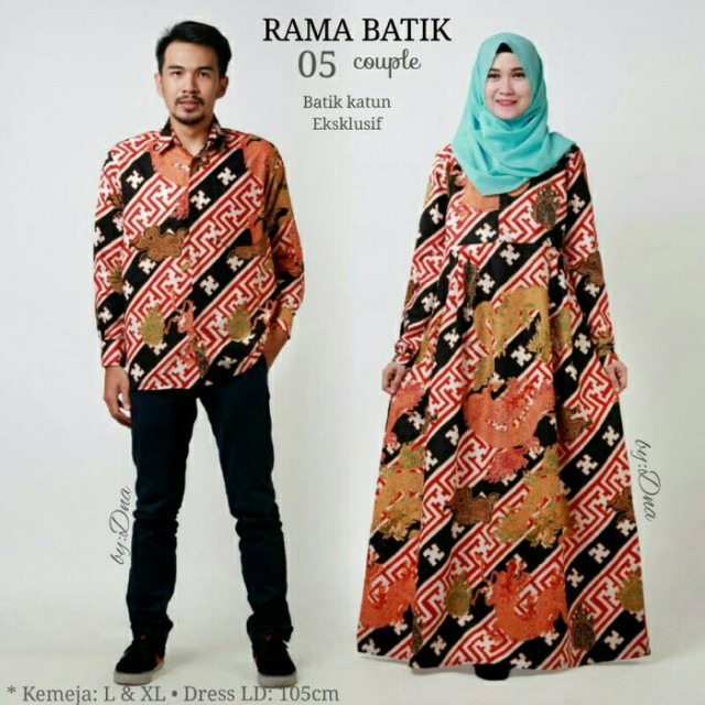 Detail Model Baju Batik Umroh Wanita Nomer 27