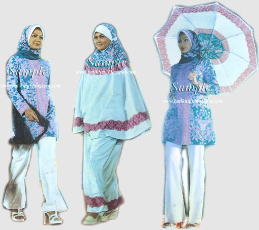 Detail Model Baju Batik Umroh Wanita Nomer 47