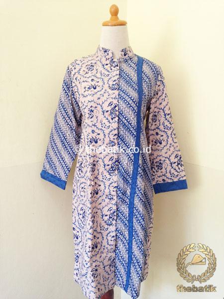 Detail Model Baju Batik Umroh Wanita Nomer 48