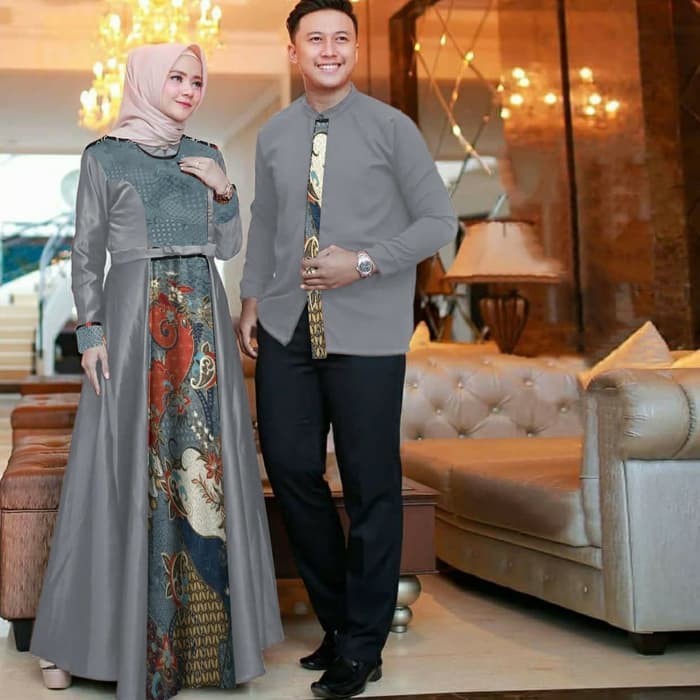 Detail Model Baju Couple Lebaran Nomer 17