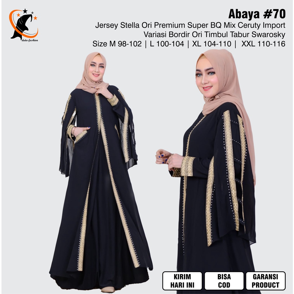 Detail Model Baju Gamis Arab Nomer 20