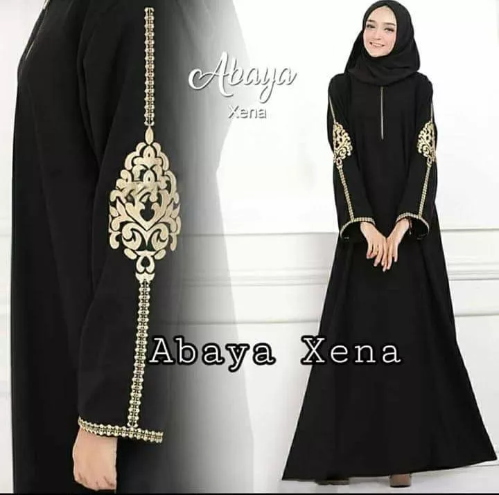 Detail Model Baju Gamis Arab Nomer 53