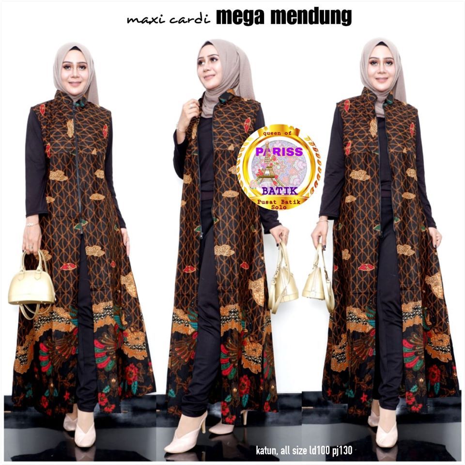 Detail Model Baju Gamis Batik Remaja Kekinian Nomer 31