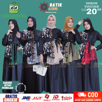 Detail Model Baju Gamis Batik Remaja Kekinian Nomer 54