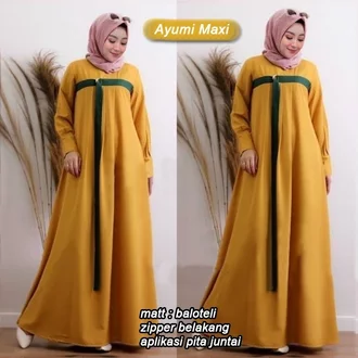 Detail Model Baju Gamis Hamil Nomer 21