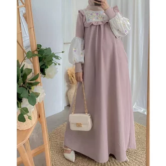 Detail Model Baju Gamis Hamil Nomer 22