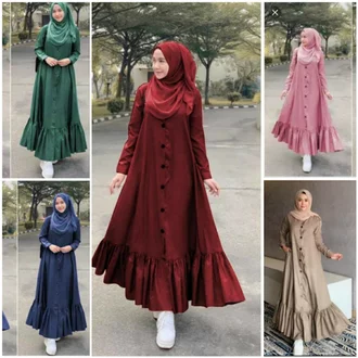 Detail Model Baju Gamis Hamil Nomer 38