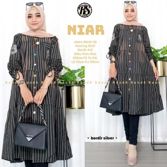 Model Baju Garis Garis - KibrisPDR