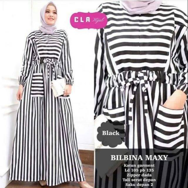 Detail Model Baju Garis Garis Nomer 28