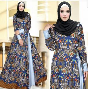 Detail Model Baju Jubah Batik Nomer 49