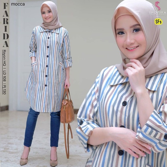 Download Model Baju Motif Garis2 Nomer 10