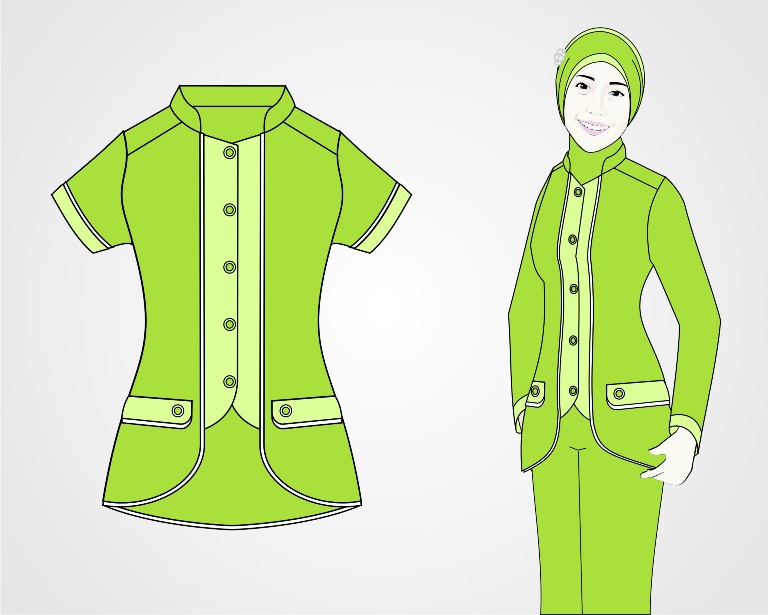 Detail Model Baju Perawat Modern Nomer 46