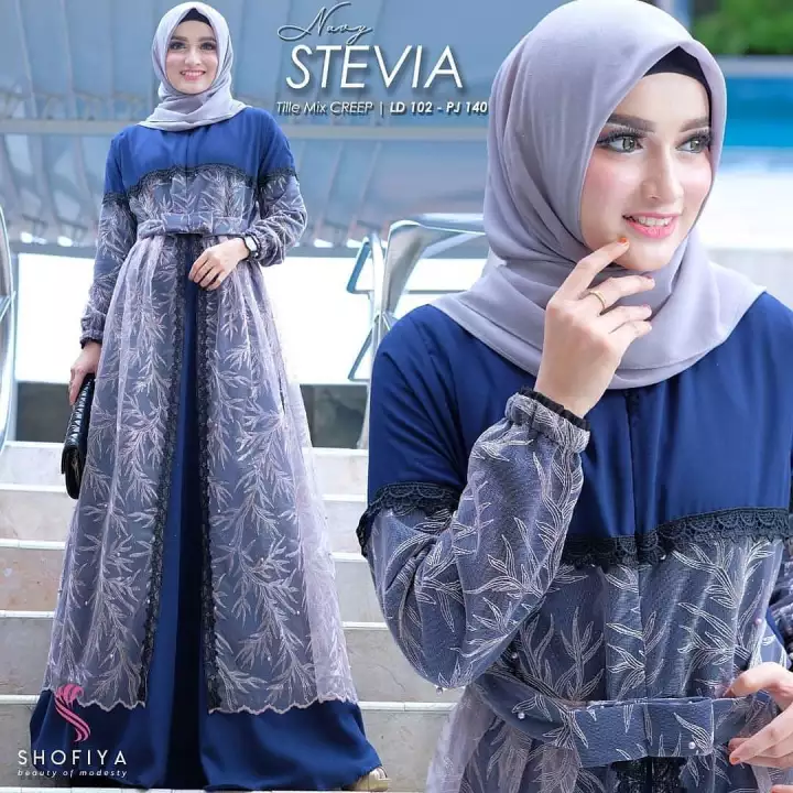 Detail Model Baju Renda Gamis Nomer 57