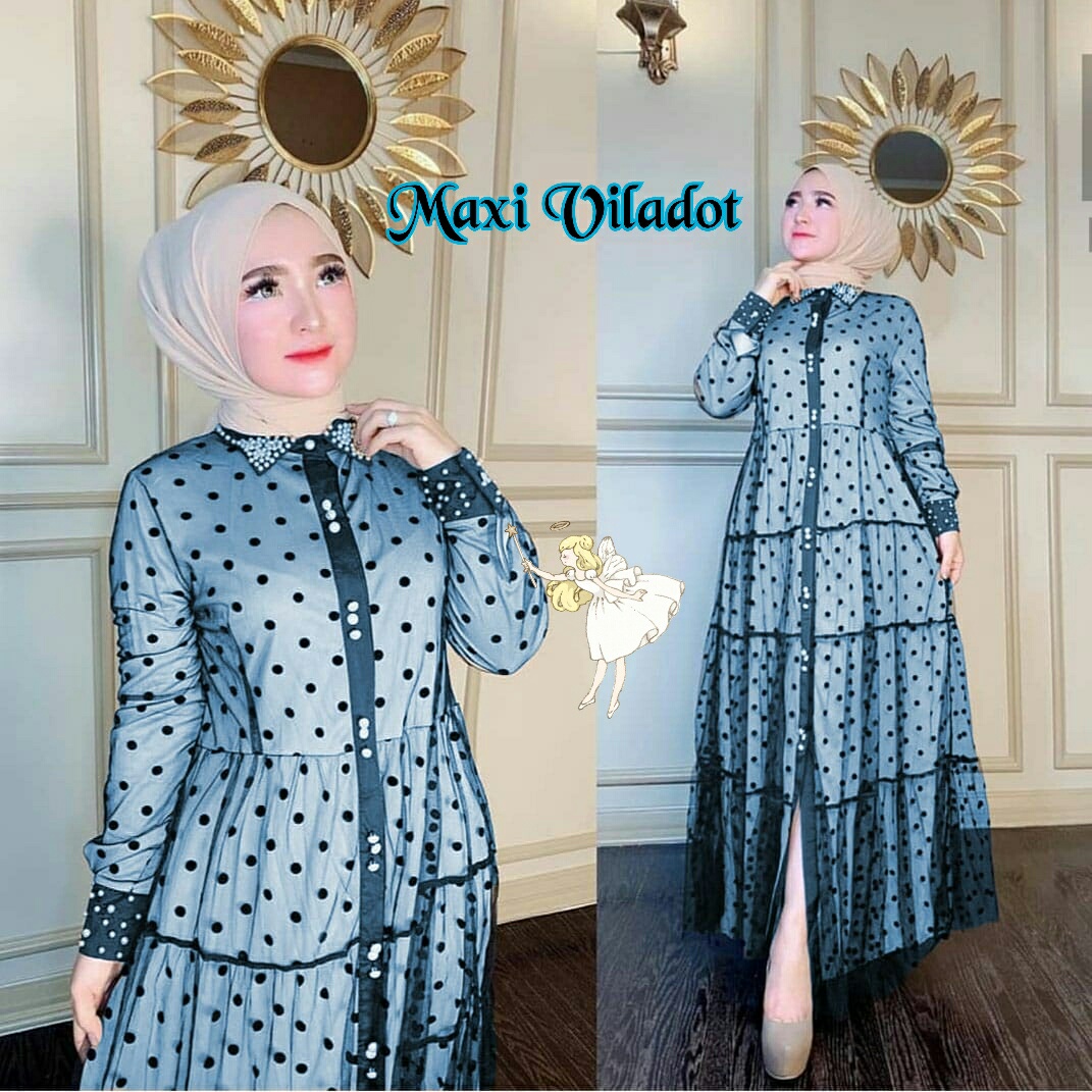 Detail Model Baju Tile Polkadot Terbaru Nomer 33