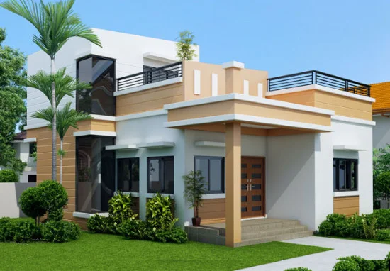 Detail Model Balkon Rumah Tingkat Minimalis Nomer 46