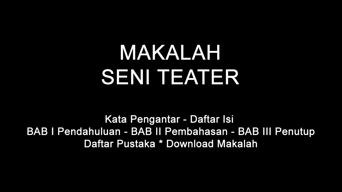 Detail Latar Belakang Teater Nomer 33