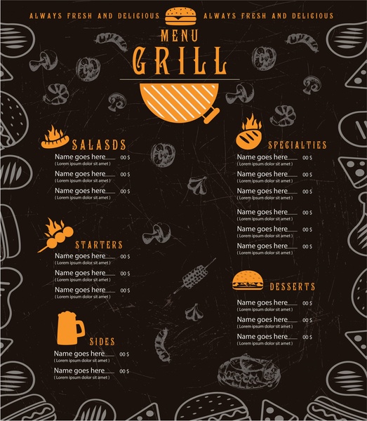 Detail Latar Menu Makanan Nomer 12