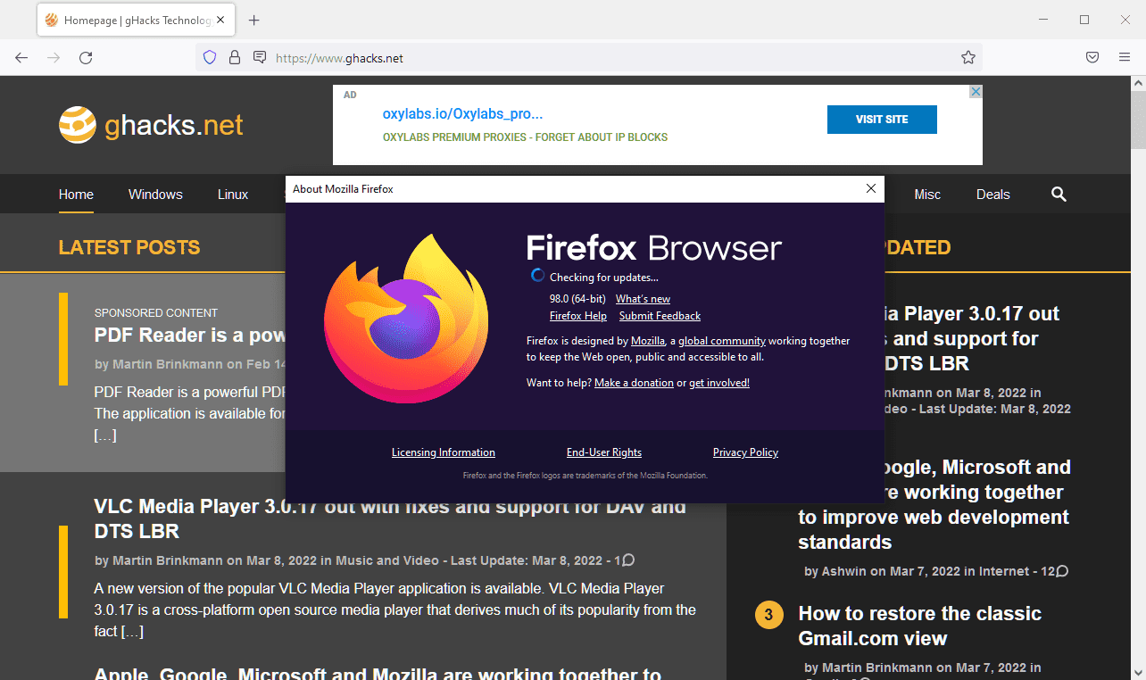 Detail Latest Firefox Version Nomer 54