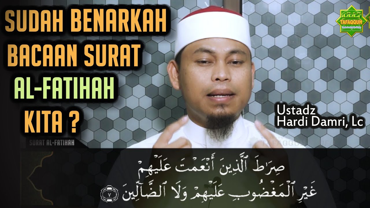 Detail Latihan Baca Surat Al Fatihah Nomer 3