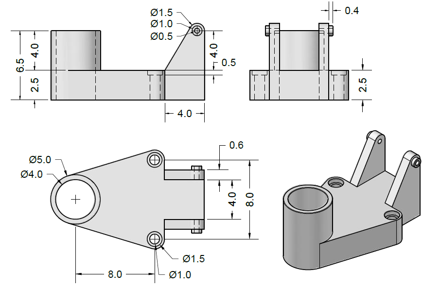 Detail Latihan Menggambar Autocad 3d Nomer 2