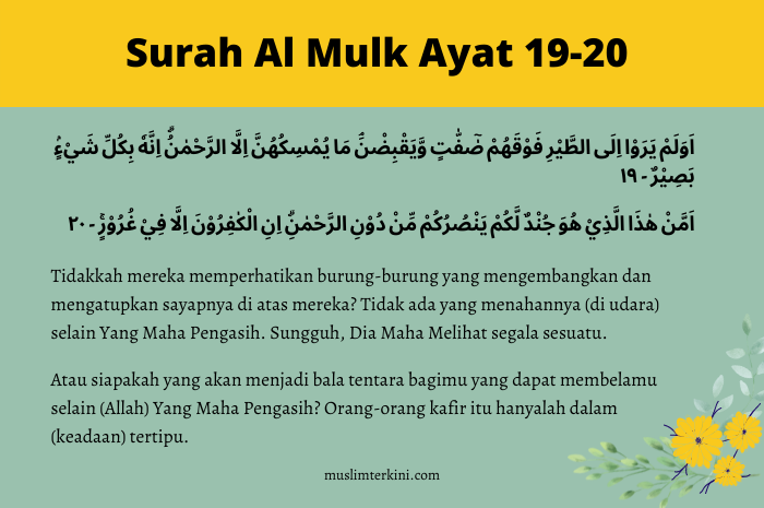 Detail Latin Surat Al Mulk Nomer 46