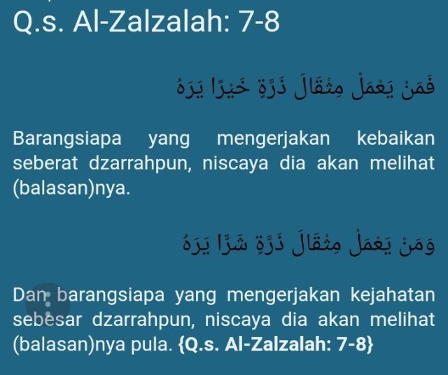 Detail Latin Surat Al Zalzalah Nomer 4