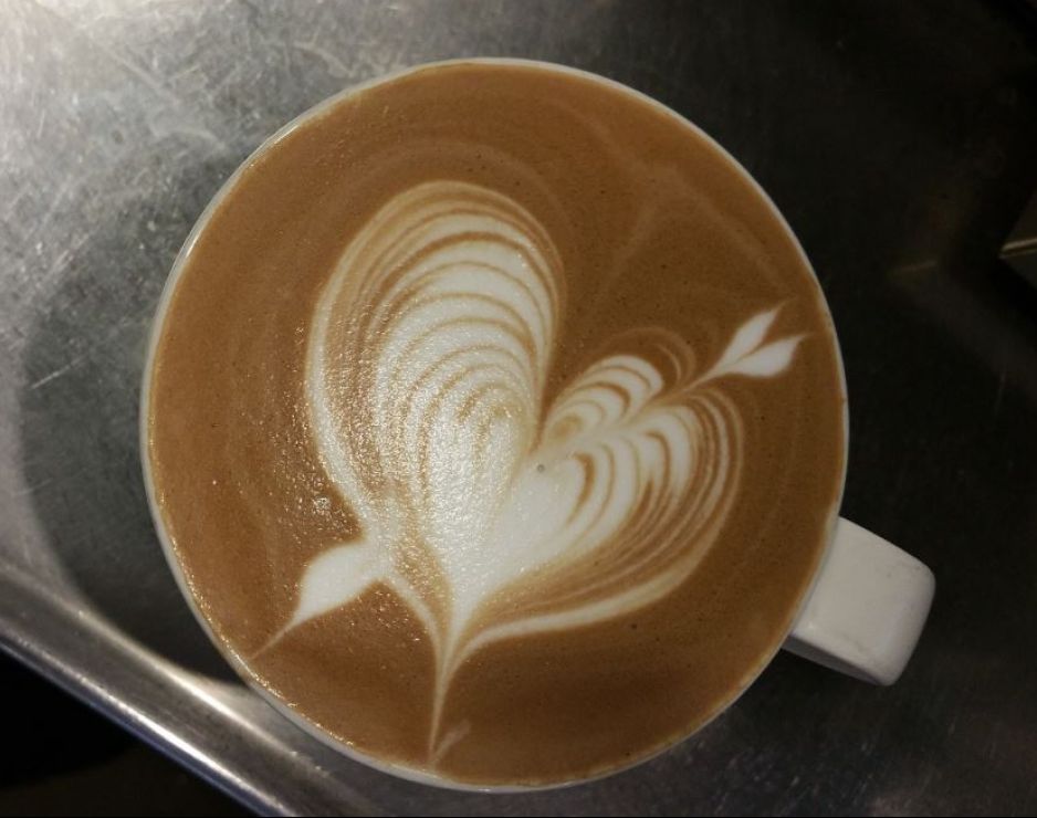 Detail Latte Art Love Nomer 19