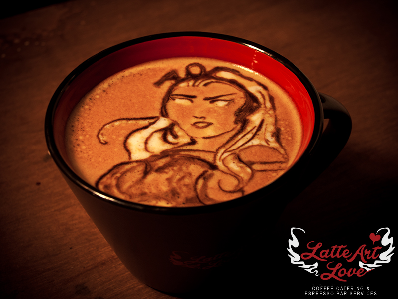 Detail Latte Art Love Nomer 31