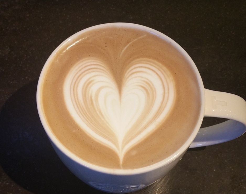 Detail Latte Art Love Nomer 10