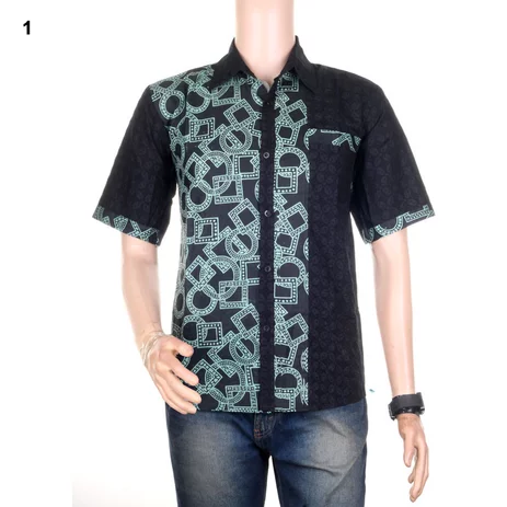 Detail Model Batik Cowok Kombinasi Nomer 36