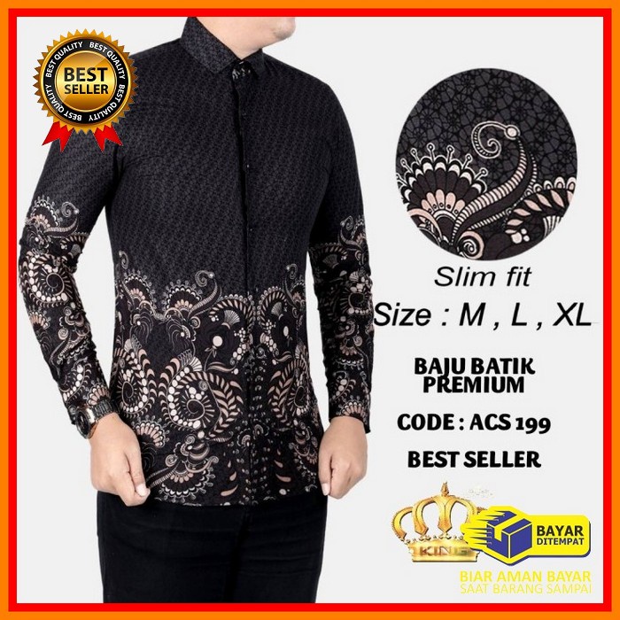 Detail Model Batik Cowok Kombinasi Nomer 45