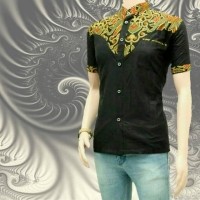 Detail Model Batik Cowok Kombinasi Nomer 50