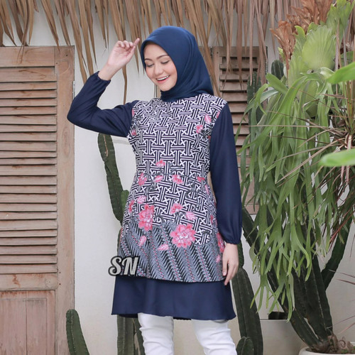 Model Batik Kombinasi Modern - KibrisPDR