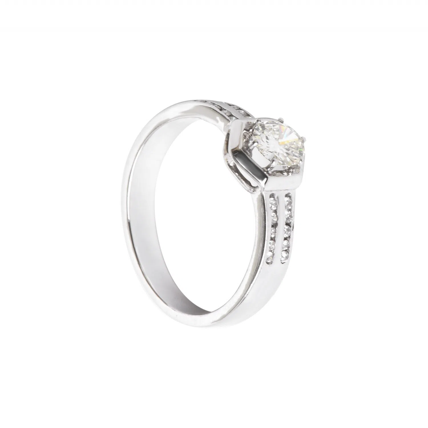 Detail Model Cincin Berlian Solitaire Nomer 38