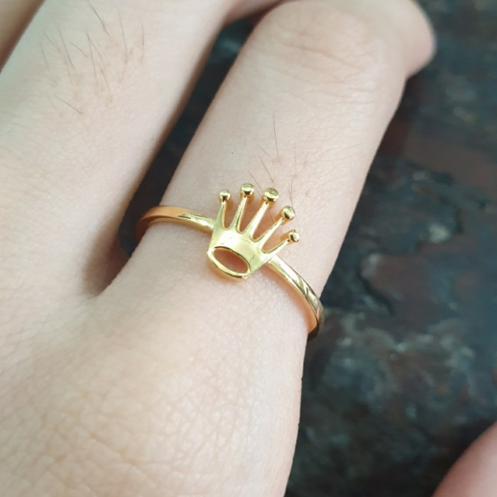 Detail Model Cincin Emas Bentuk Pita Nomer 49