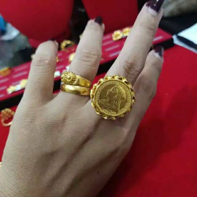 Detail Model Cincin Emas Koin Nomer 2