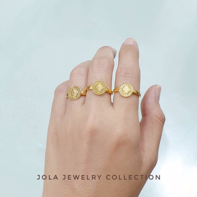 Detail Model Cincin Emas Koin Nomer 11