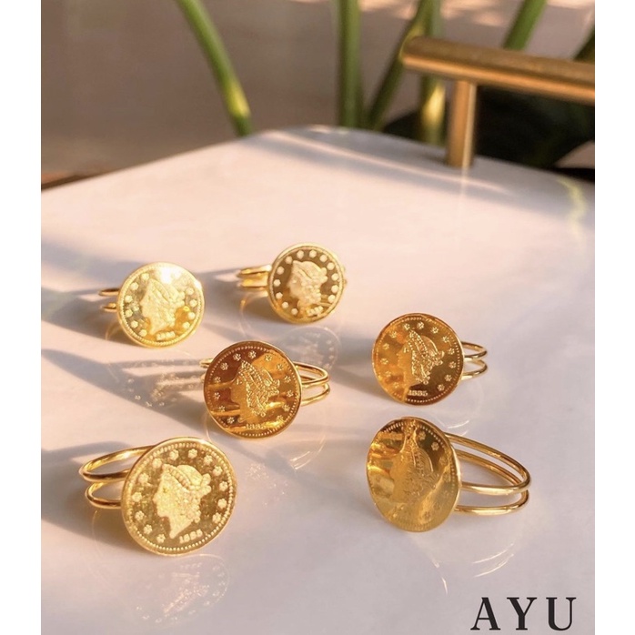 Detail Model Cincin Emas Koin Nomer 14