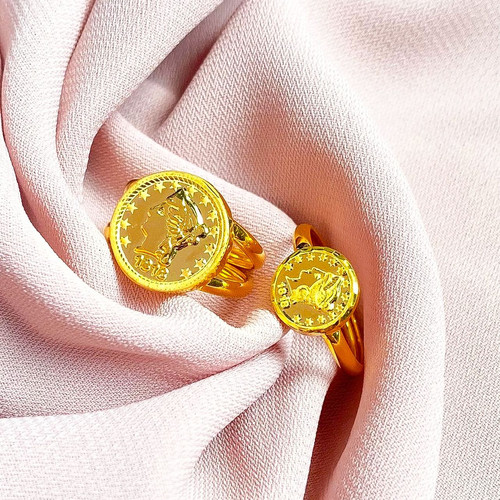 Detail Model Cincin Emas Koin Nomer 19