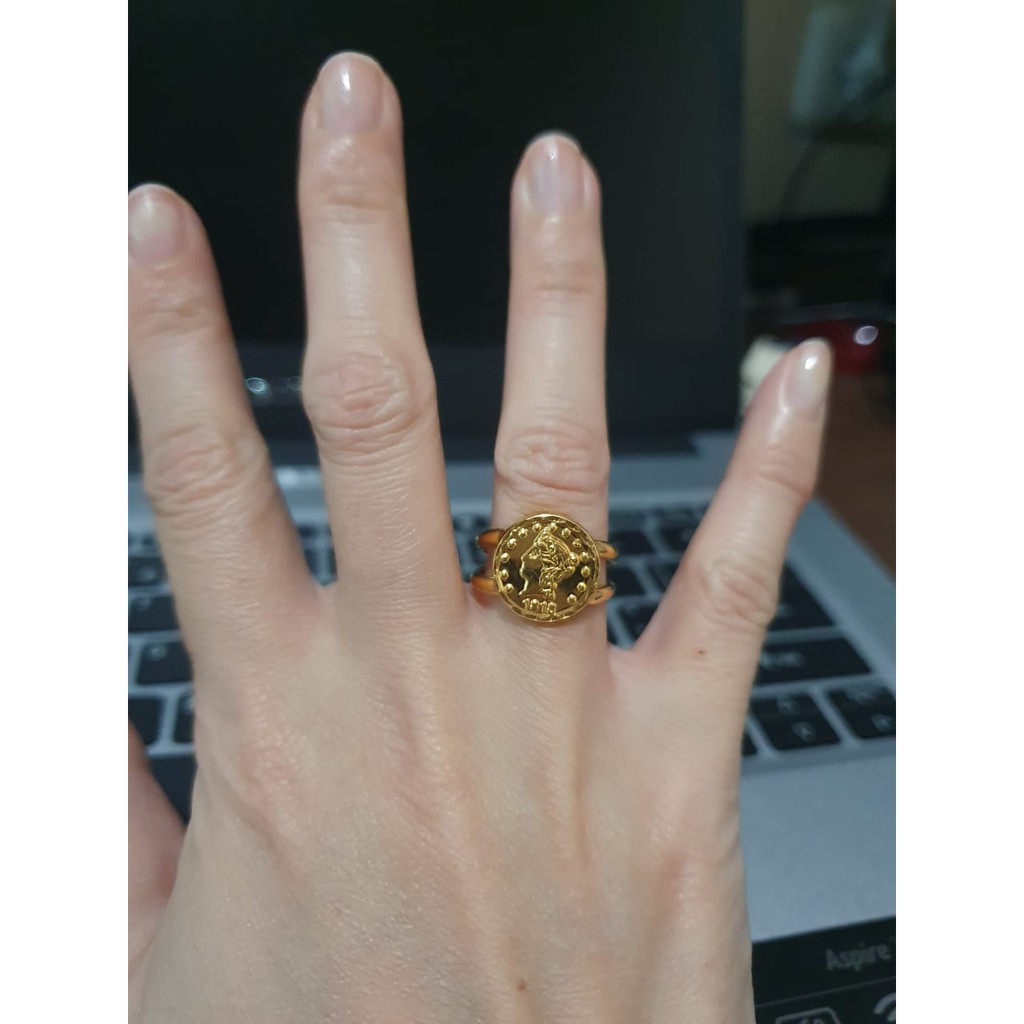 Detail Model Cincin Emas Koin Nomer 3