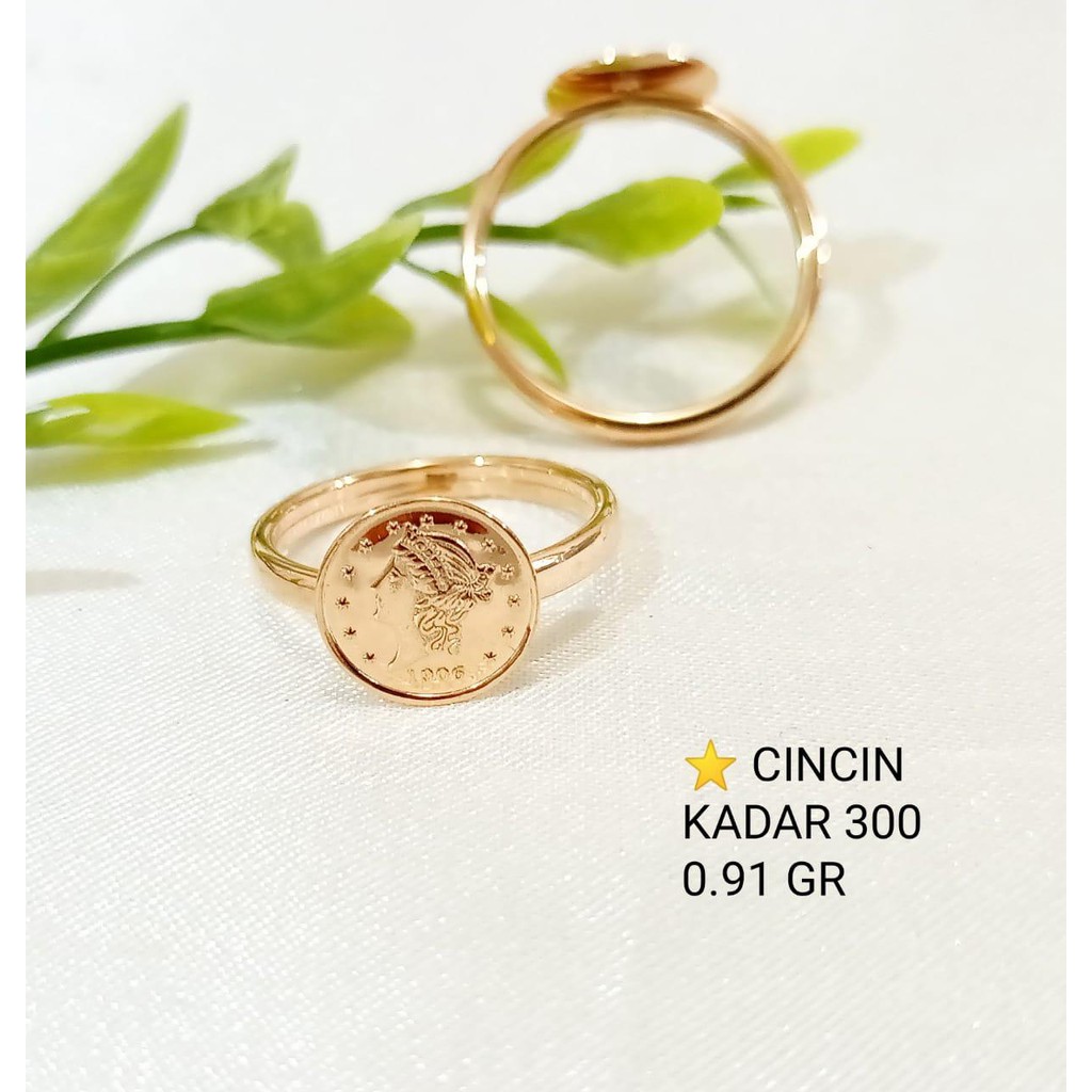 Detail Model Cincin Emas Koin Nomer 44