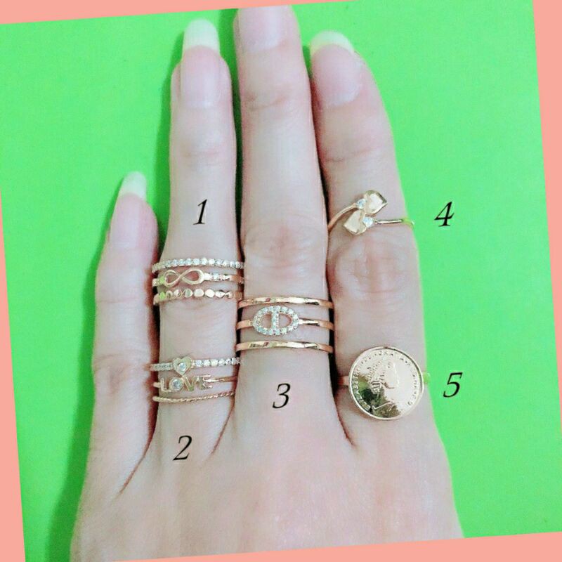 Detail Model Cincin Emas Koin Nomer 50