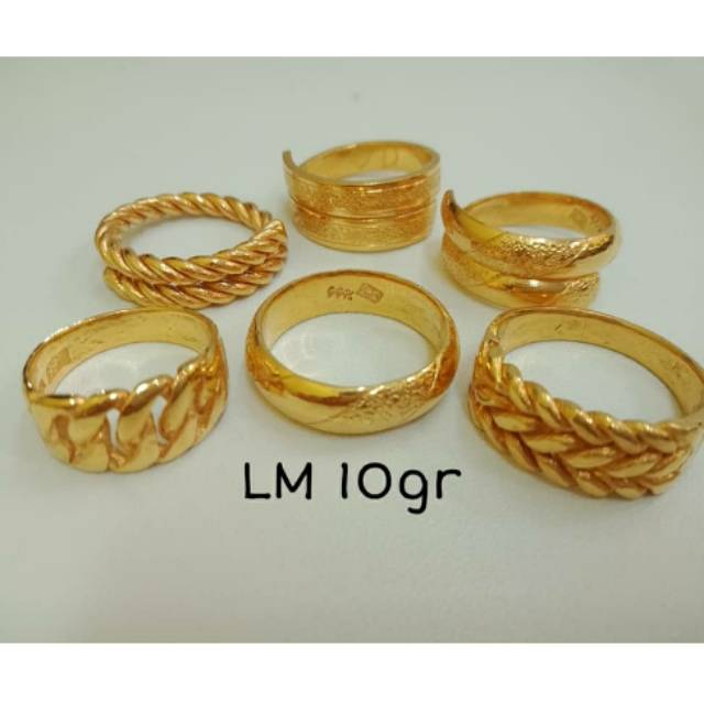 Detail Model Cincin Emas London Nomer 19