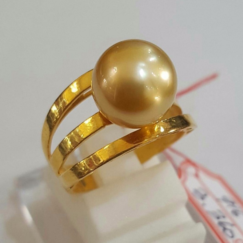 Detail Model Cincin Emas Mutiara Terbaru Nomer 11