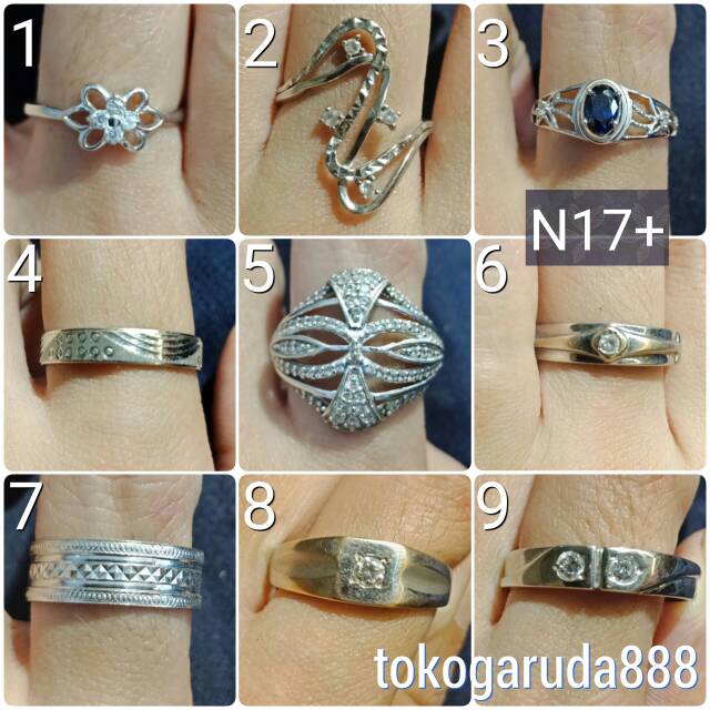 Detail Model Cincin Emas Putih Nomer 35