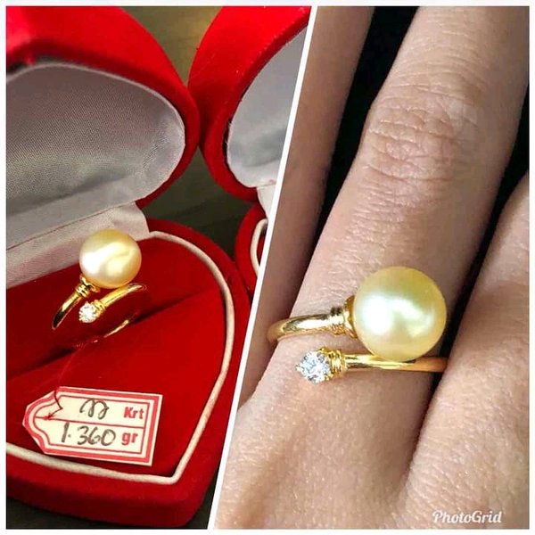 Detail Model Cincin Mutiara Air Laut Nomer 20