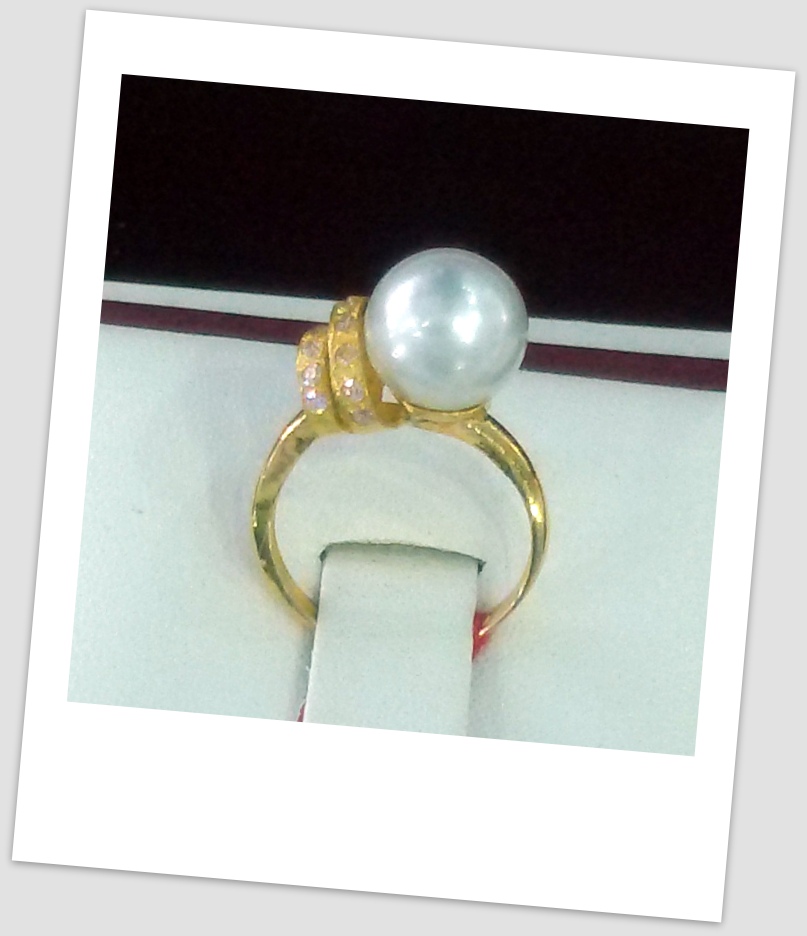 Detail Model Cincin Mutiara Emas Nomer 15