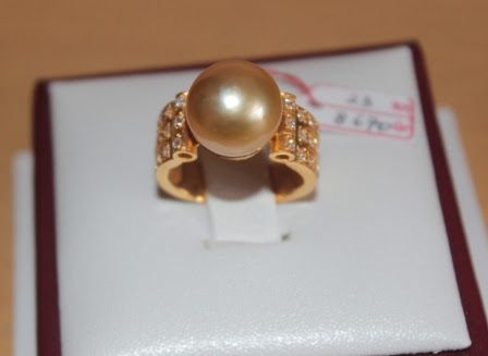 Detail Model Cincin Mutiara Emas Nomer 58