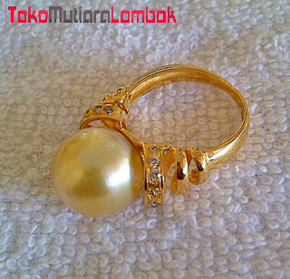 Detail Model Cincin Mutiara Mata Satu Nomer 55